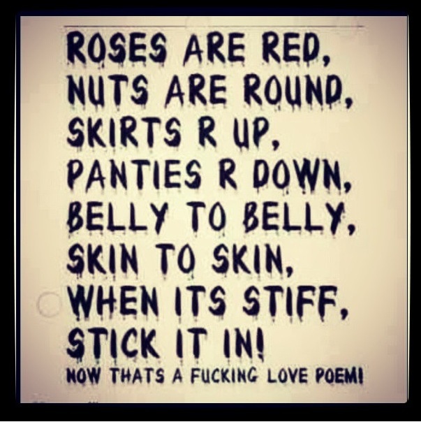 Roses are red poem. 