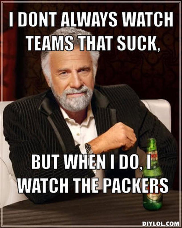 Packers suck. 