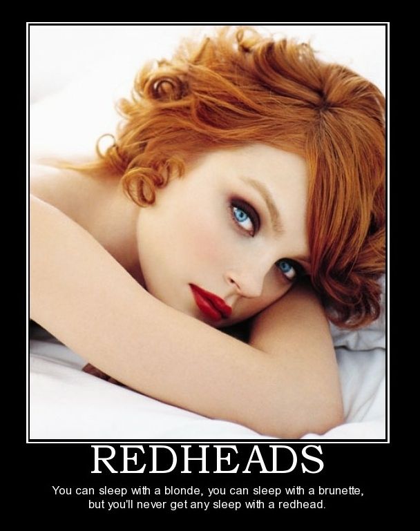 Funny redhead. 