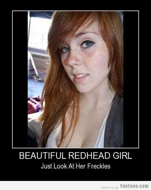 Funny redhead. 